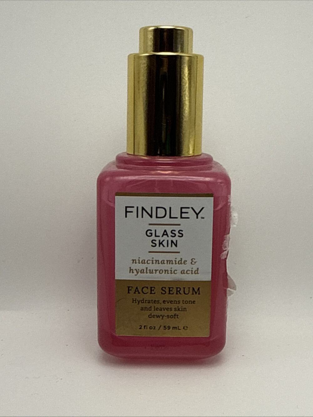 Findley Glass Skin Niacinamide + Hyaluronic Acid Hydrating Face Serum 2oz